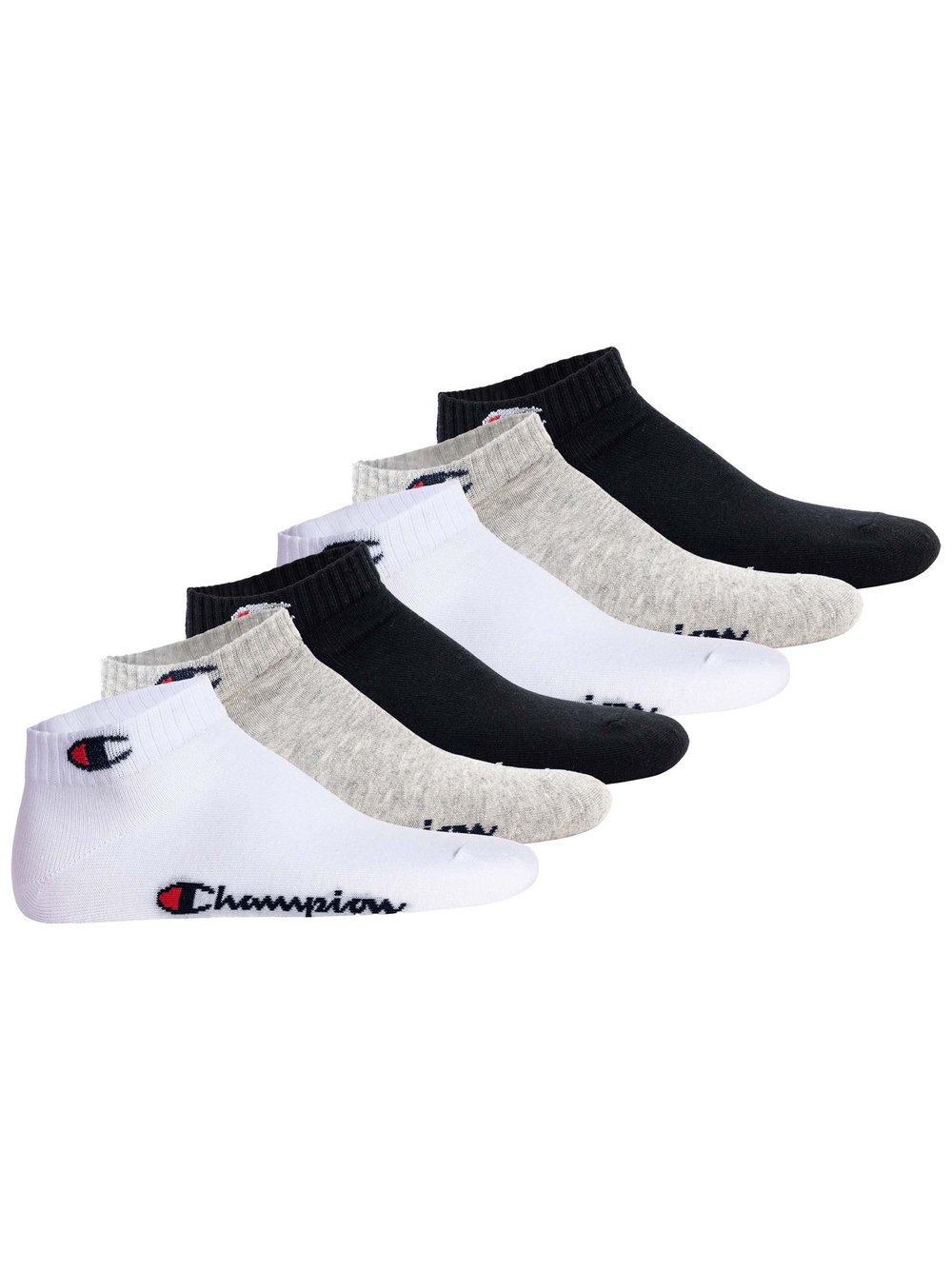 Thumbnail - Champion Socken im 6er-Pack Damen Baumwolle mehrfarbig, 39-42
