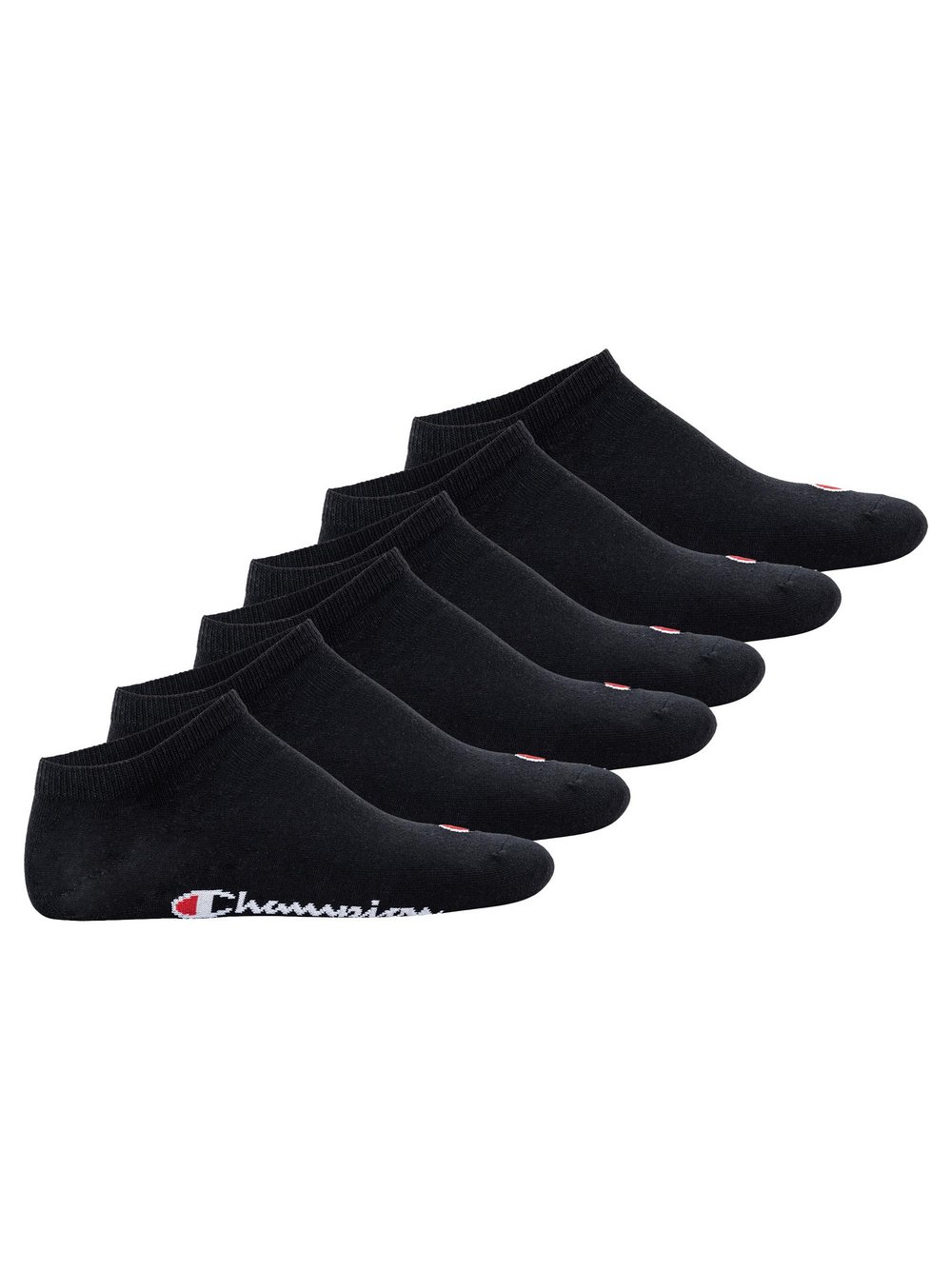 Champion Socken im 6er-Pack Damen Baumwolle schwarz, 35-38