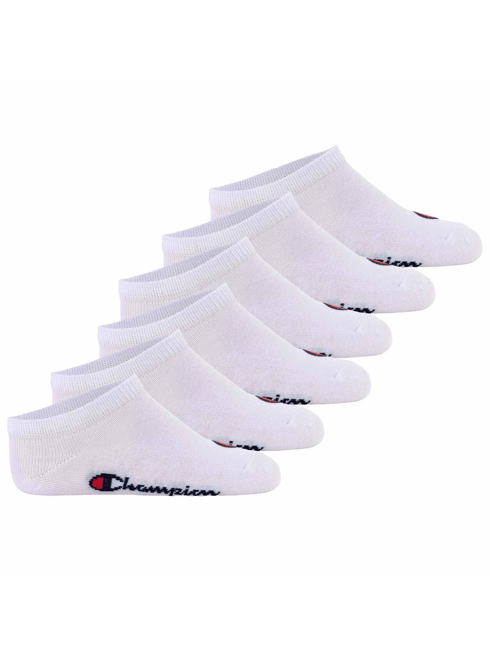 Champion Socken 6er Pack Kinder Baumwolle weiß, 31-34
