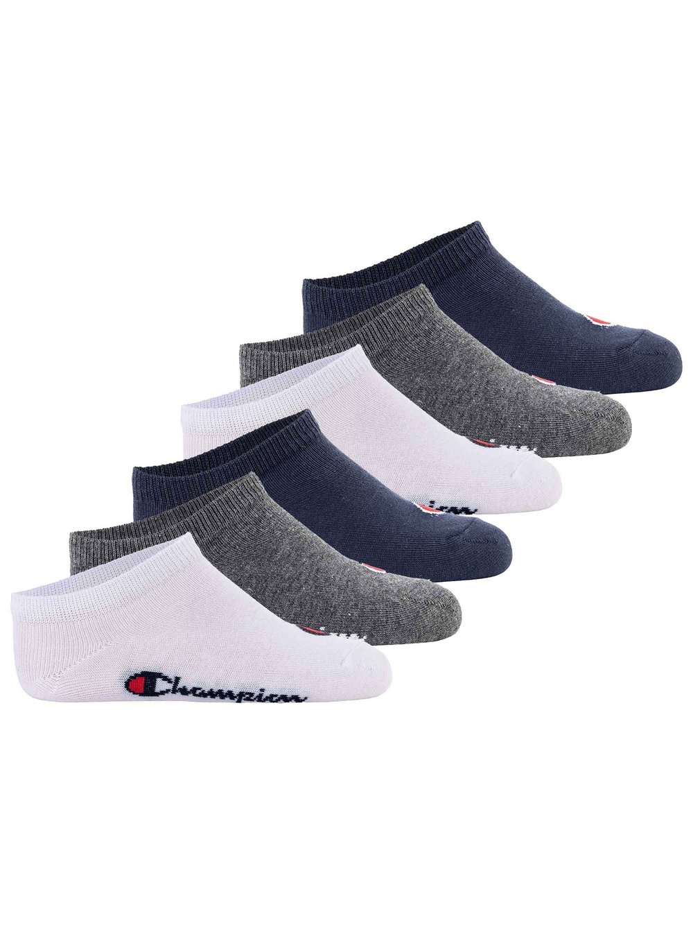 Thumbnail - Champion Socken 6er Pack Kinder Baumwolle mehrfarbig, 31-34