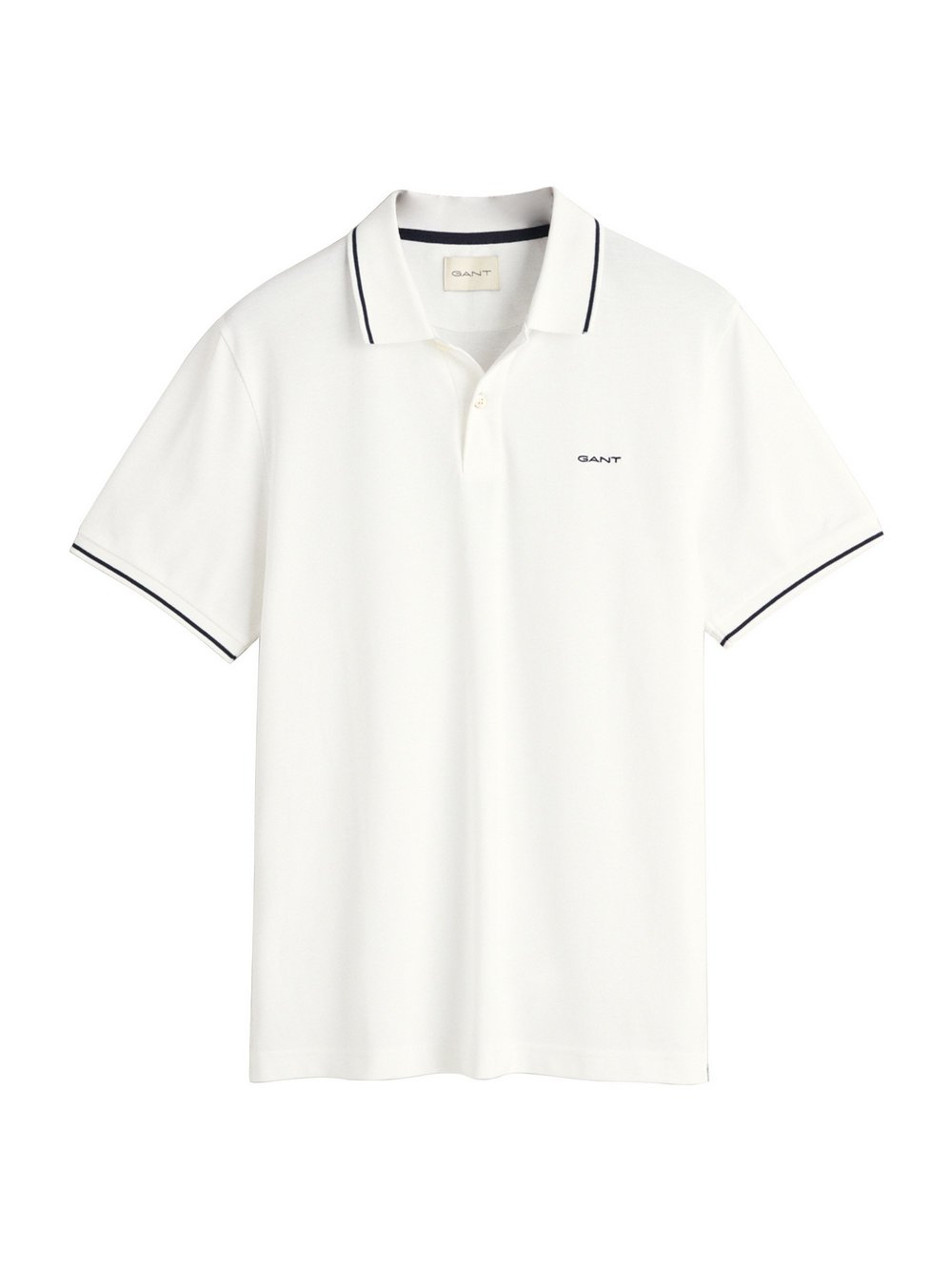 Thumbnail - Gant Poloshirt Herren Baumwolle weiß, 5XL