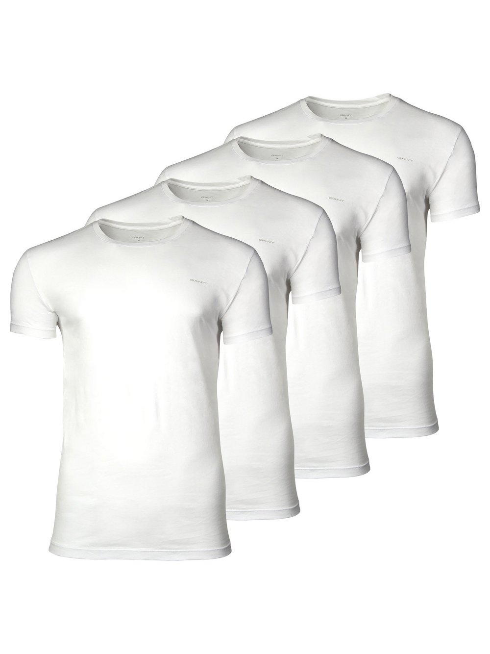 Thumbnail - Gant T-Shirt 4er Pack Herren Baumwolle weiß, S