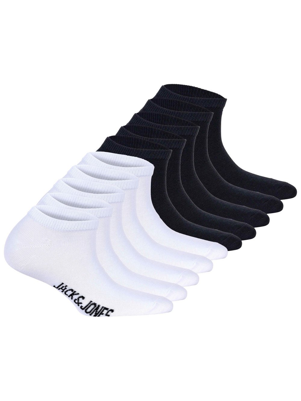 Jack & Jones Socken 10er Pack Damen Baumwolle mehrfarbig, 33-36