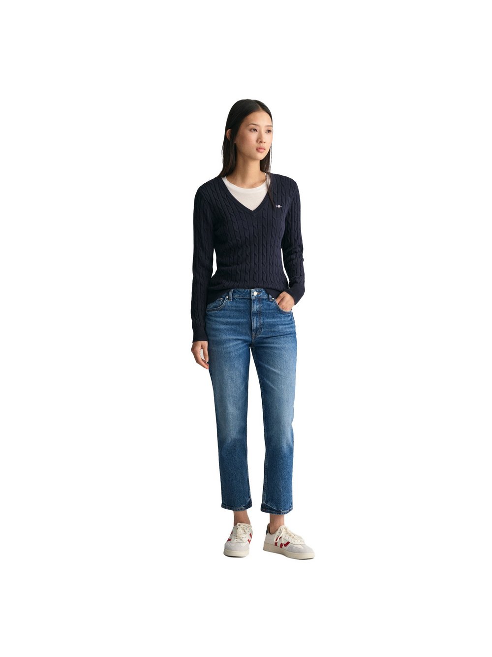 Gant Damen Classic Cable Knit Sweater Pullover - Bild 6