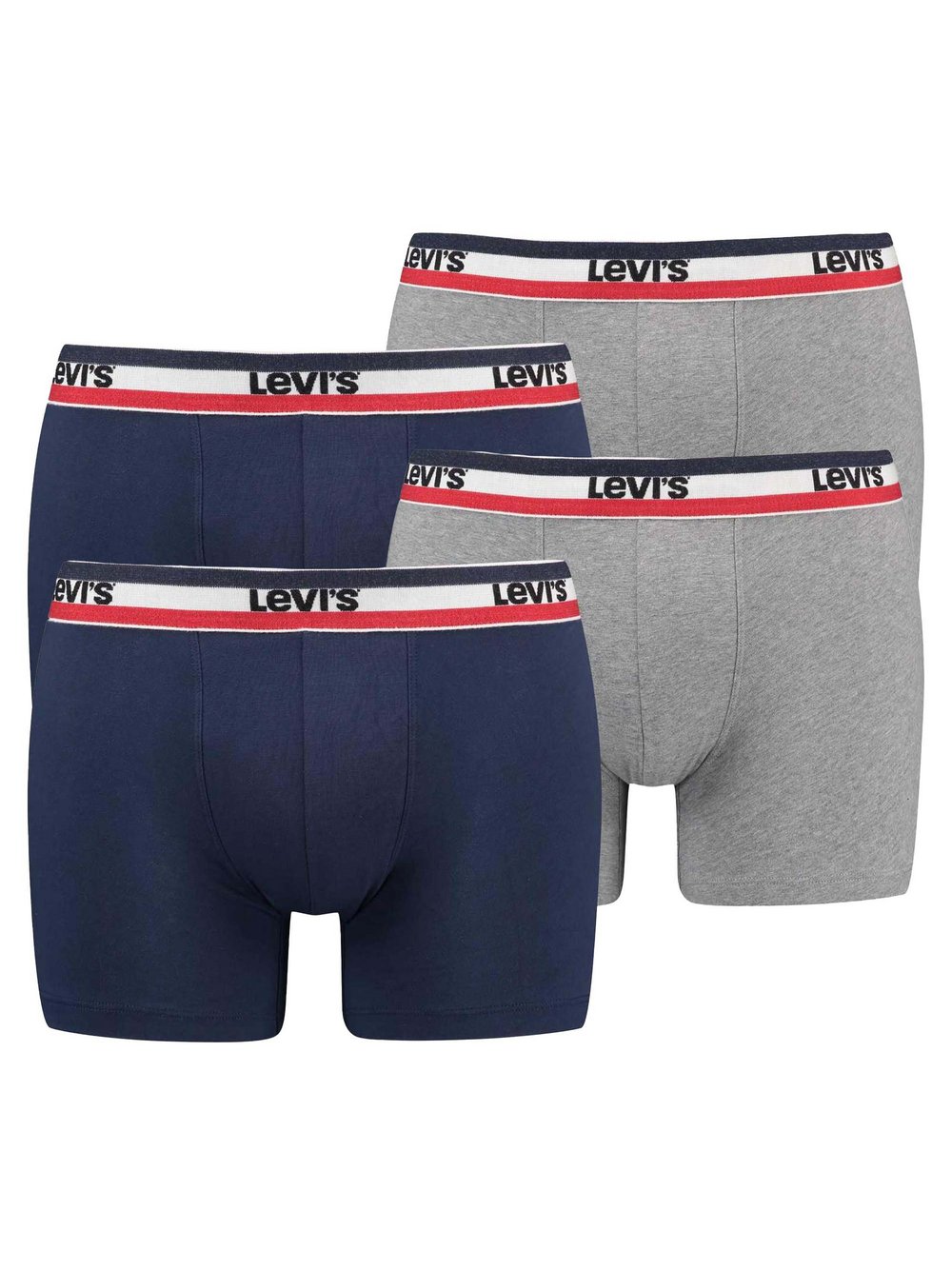 Levi's Boxershort 4er Pack Herren Baumwolle mehrfarbig gemustert, L