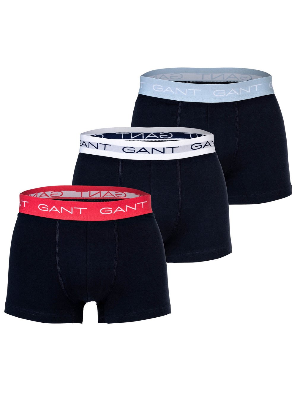 Thumbnail - Gant Boxershort 3er Pack Herren Baumwolle mehrfarbig, M