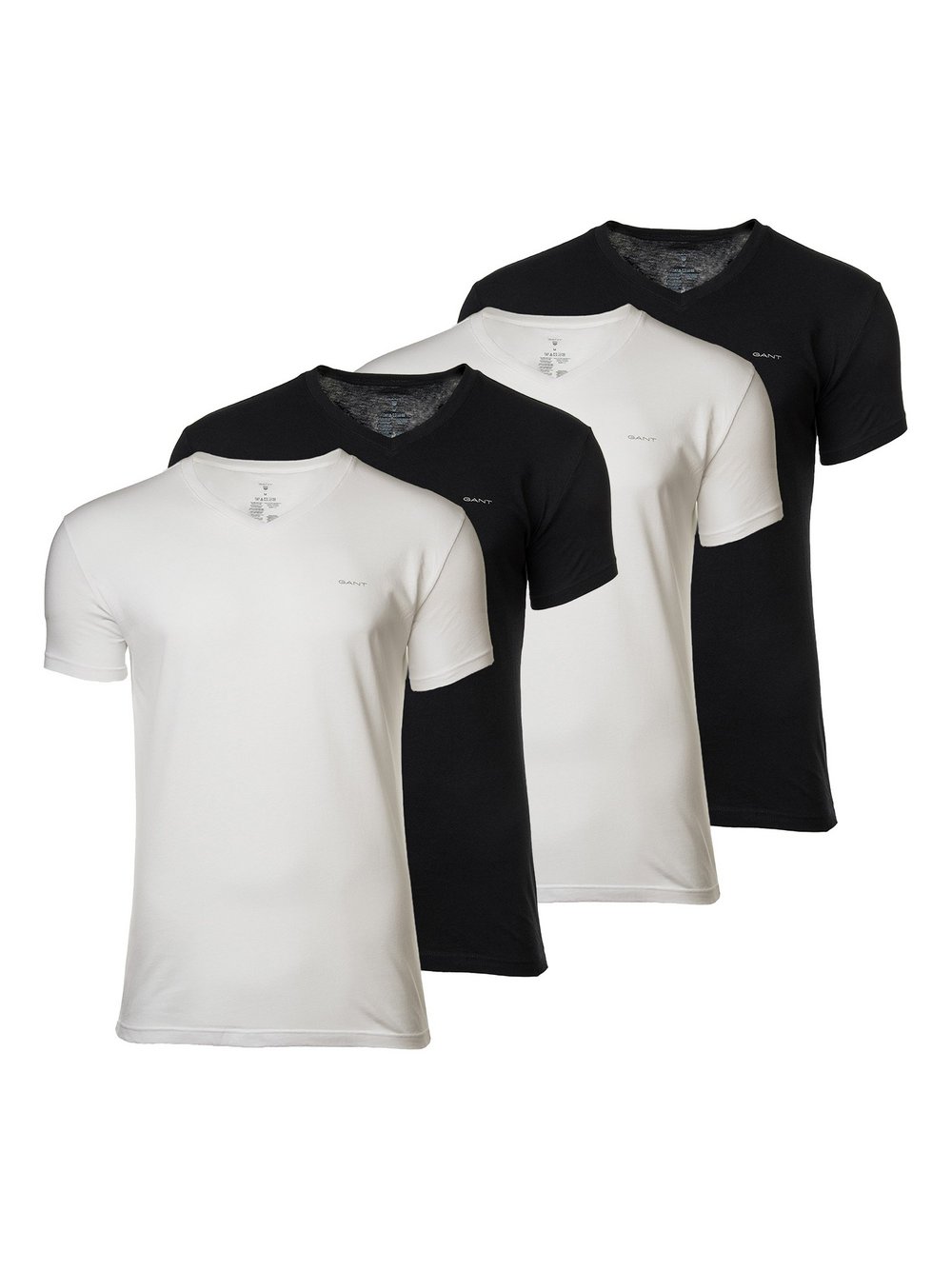 Thumbnail - Gant T-Shirt 4er Pack Herren Baumwolle mehrfarbig, L