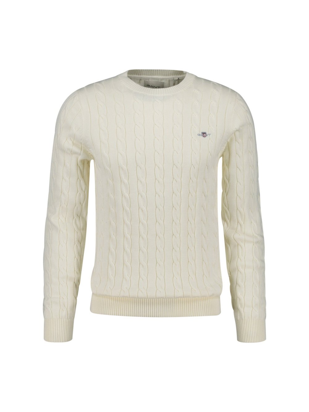 Gant Strickpullover Herren Baumwolle weiß, 5XL