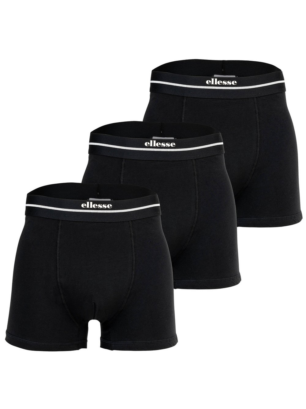 ellesse Boxershort 3er Pack Herren schwarz, XXL
