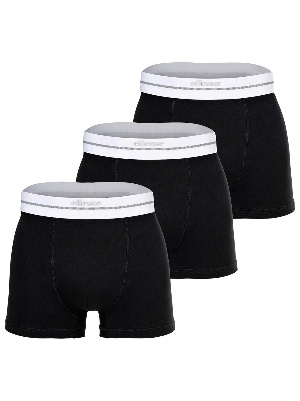 ellesse Boxershort 3er Pack Herren schwarz, L