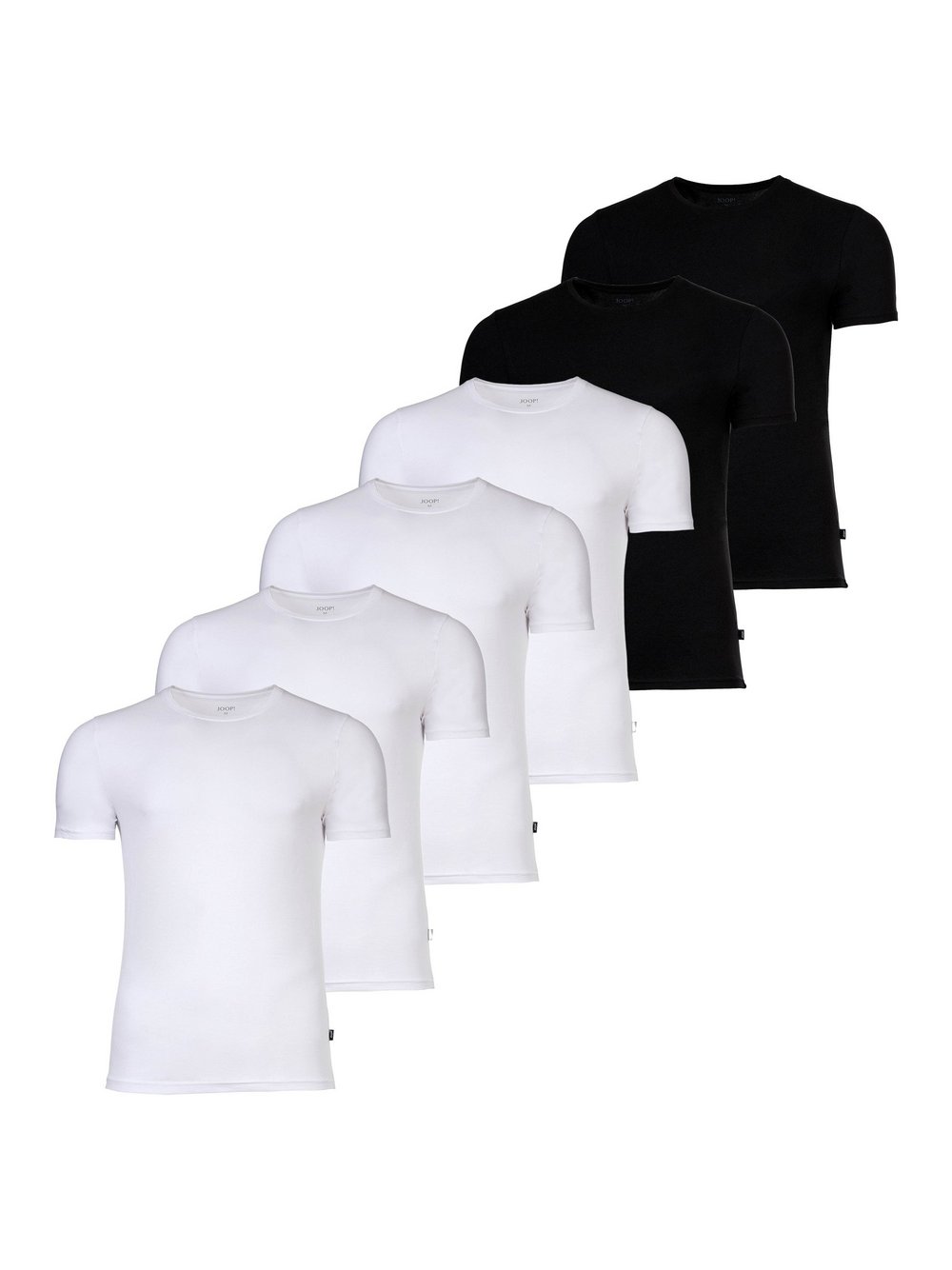 JOOP! T-Shirt 6er Pack Herren Baumwolle mehrfarbig, L