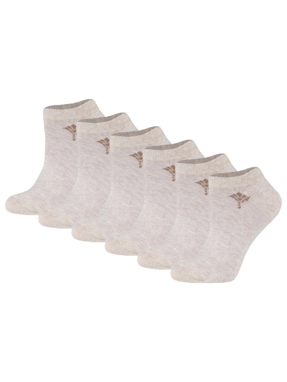 JOOP! Socken 6er Pack Damen Baumwolle beige, 39-42