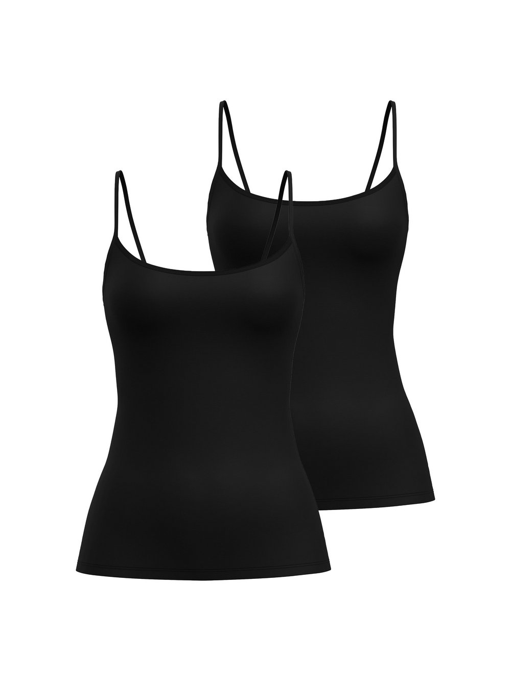 Thumbnail - Calida Unterhemd 2er Pack Damen Polyamid schwarz, S