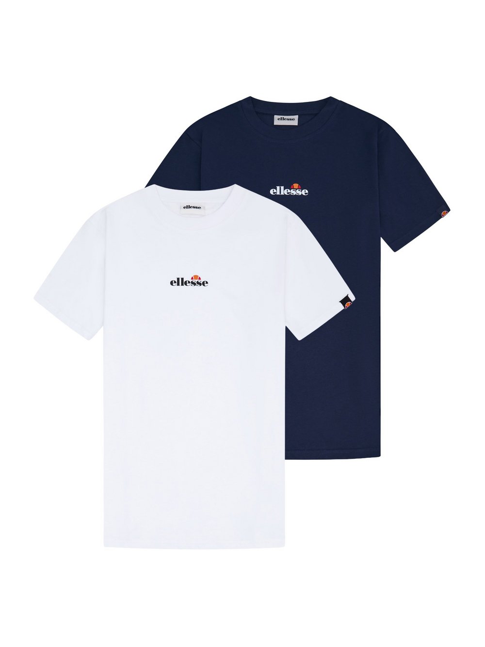 ellesse T-Shirt 2er Pack Herren Baumwolle mehrfarbig, XL