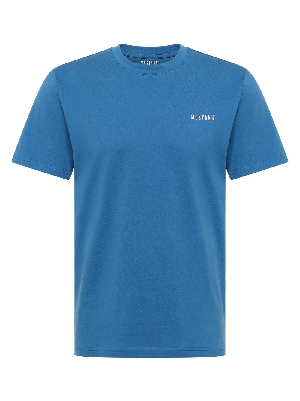 Mustang T-Shirt Herren Baumwolle blau, L