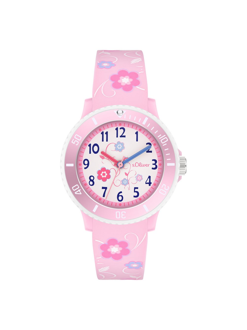 Thumbnail - s.Oliver Armbanduhr Mädchen pink gemustert, ONE SIZE