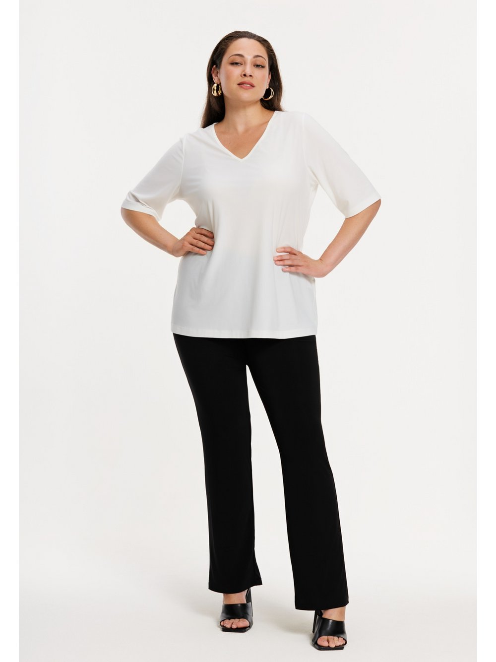 YOEK T-shirt Damen weiß, 58-60