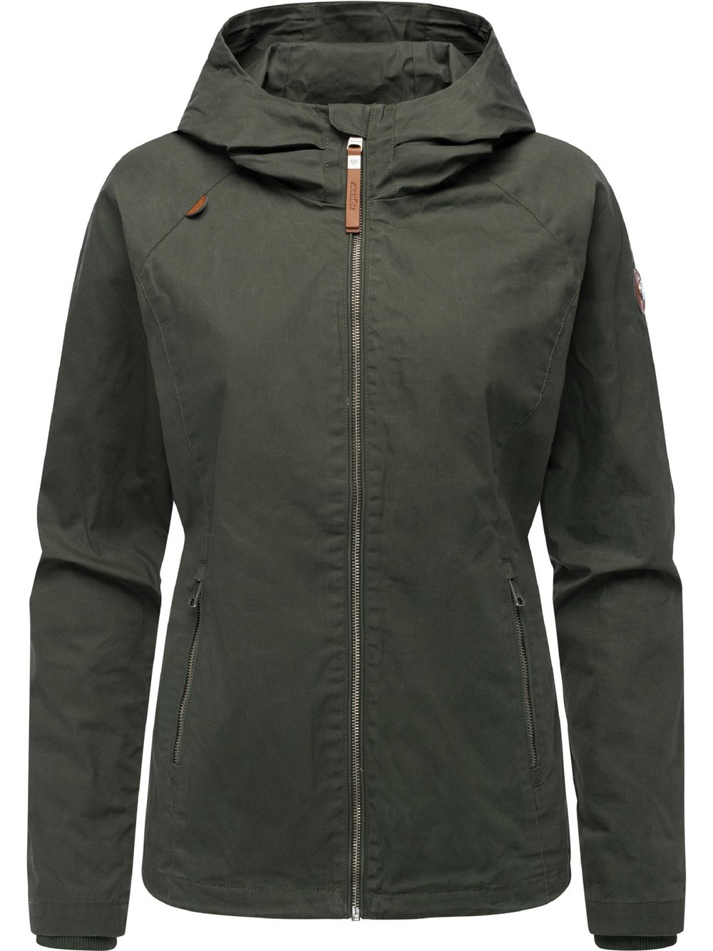 Ragwear Outdoorjacke Damen Baumwolle grün, XXXL