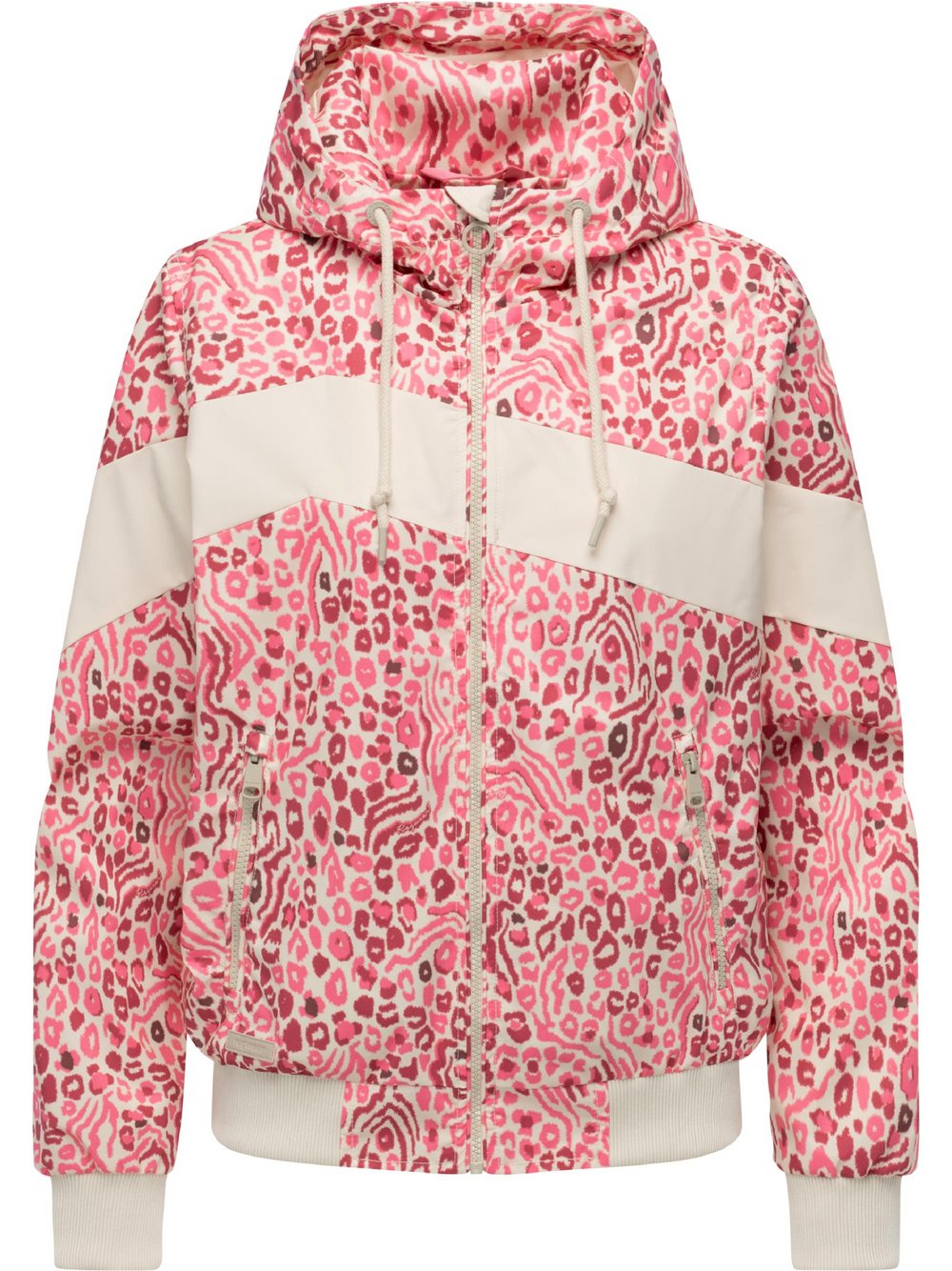 Ragwear Funktionsjacke Damen rosa gemustert, S