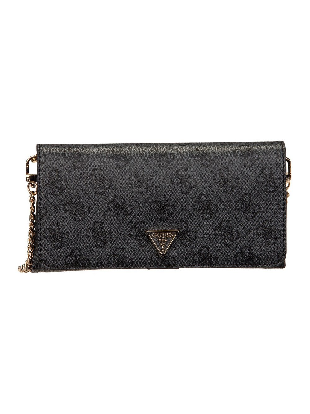 GUESS Clutch Damen Kunstleder schwarz, ONE SIZE