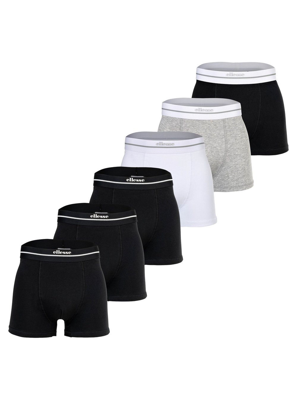 ellesse Boxershort 6er Pack Herren mehrfarbig, L