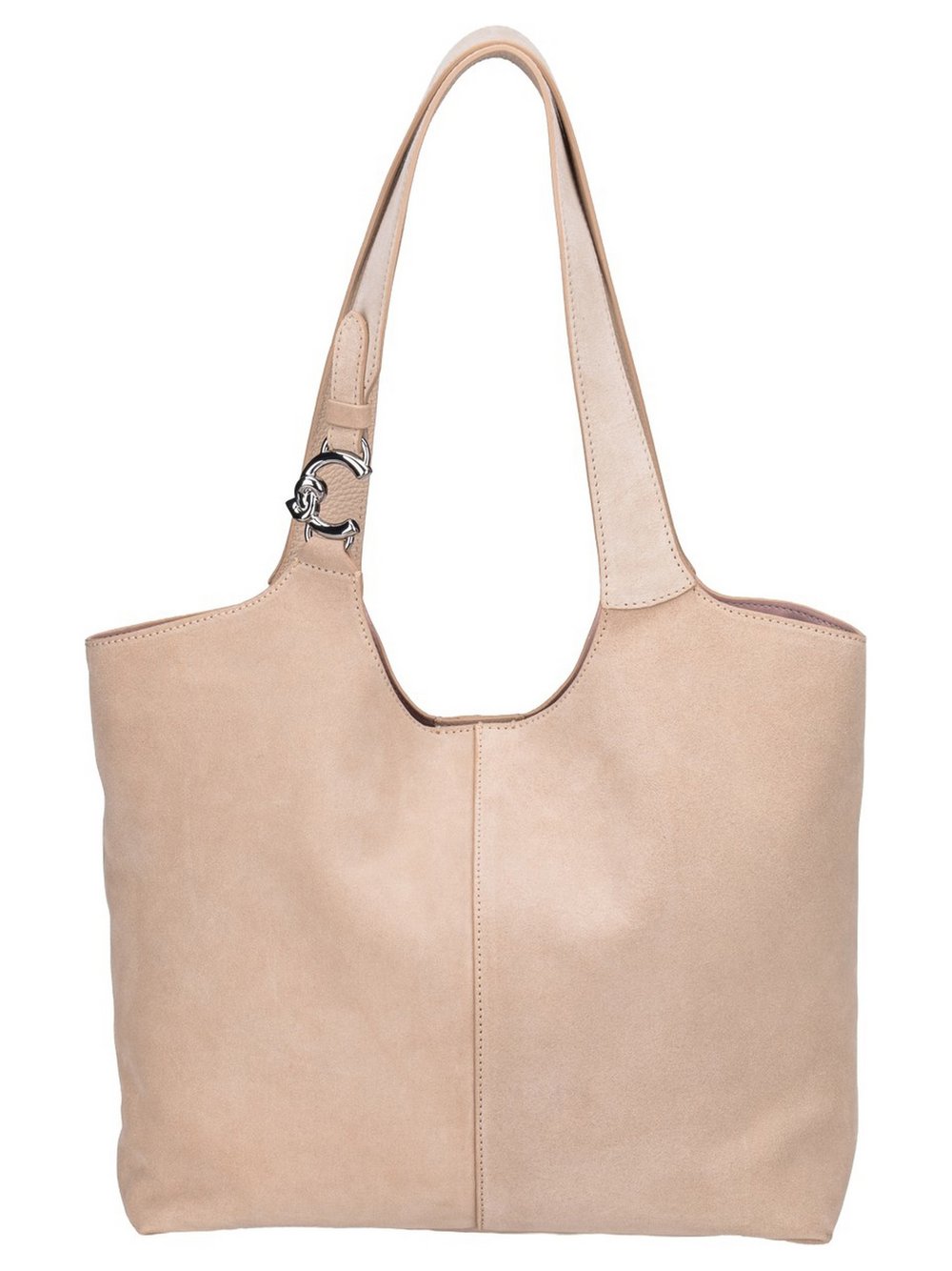 Coccinelle Einkaufstasche Damen Leder braun, ONE SIZE