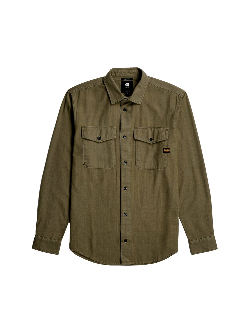 Thumbnail - G-Star RAW Hemd Herren Regular Fit Baumwolle grün, XXL