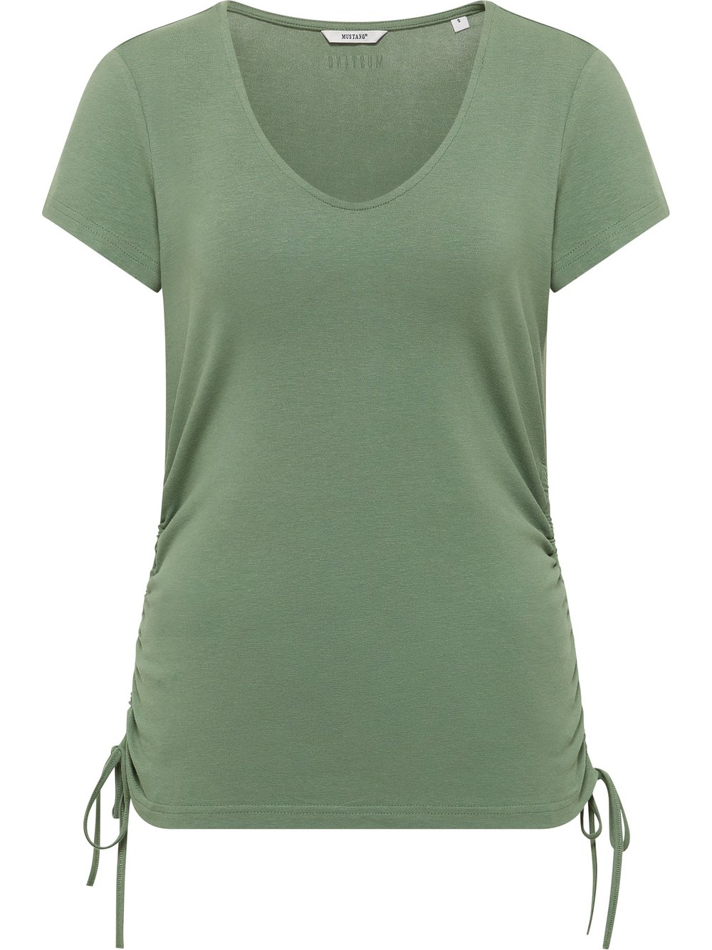 Mustang T-Shirt Damen Baumwolle grün, XS