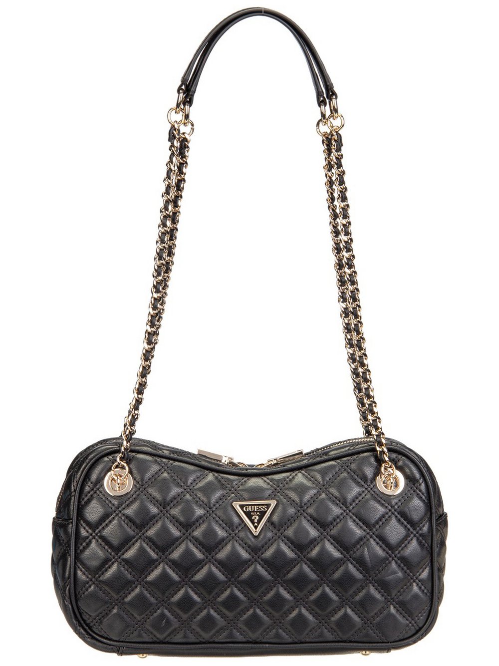 Guess Damen Schwarz - Giully Ii Shoulder Satchel Black - Satchel - Image 4