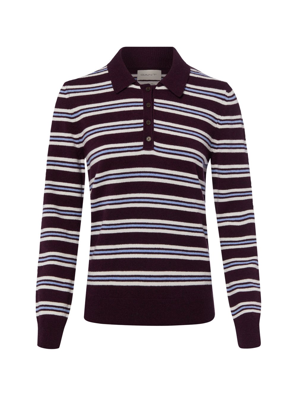 VAN GRAAF Gant Damen Bordeaux Wollpullover Wolle (100%) Rot, Klein