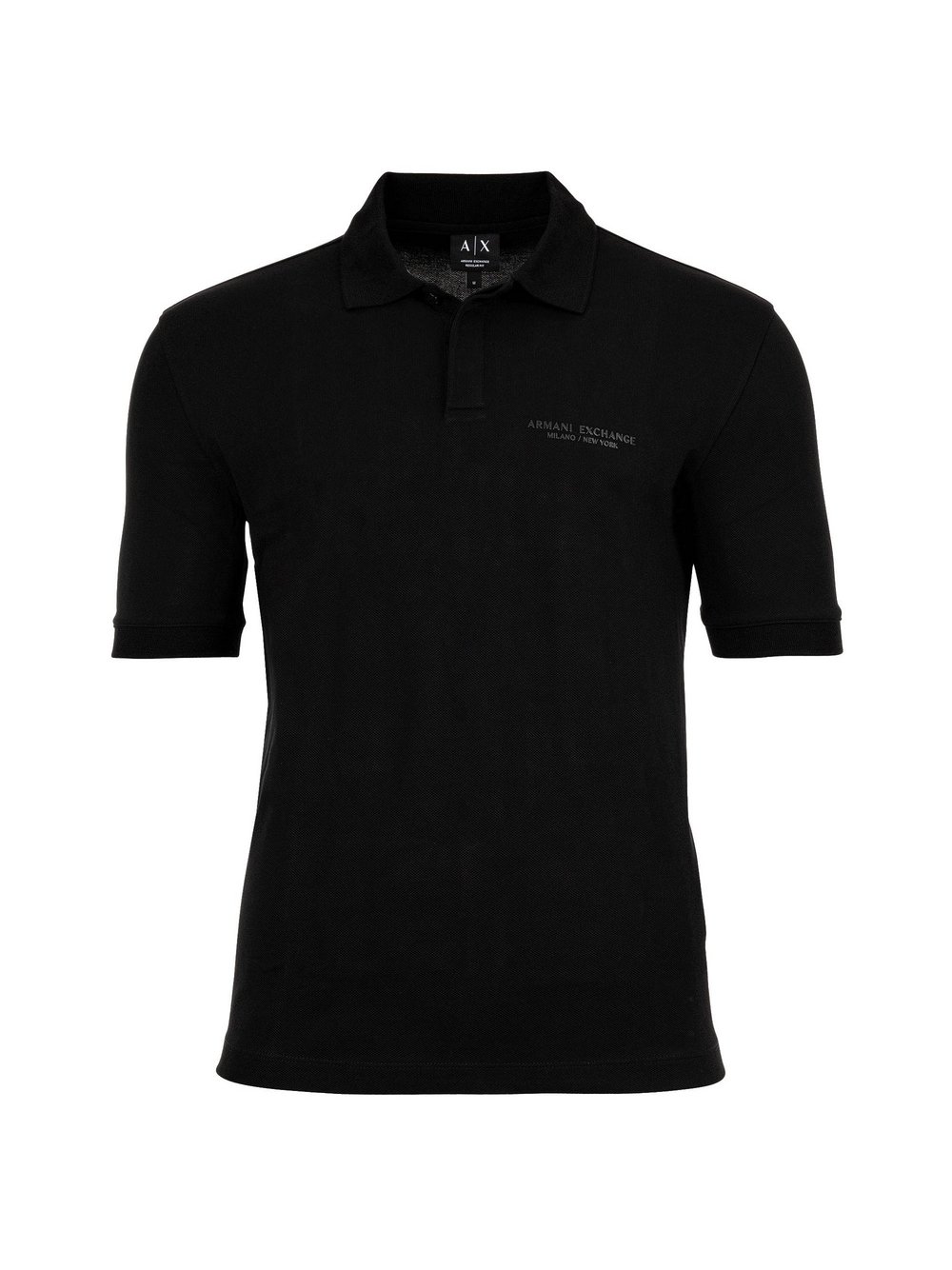 Armani Exchange Poloshirt 1er Pack Herren Baumwolle schwarz, L