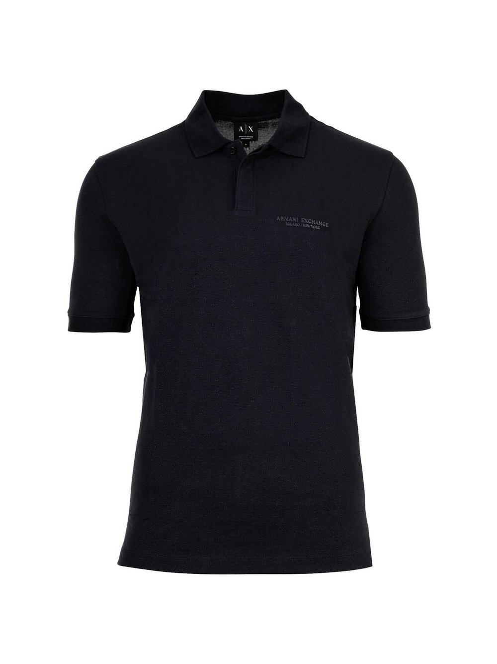 VAN GRAAF Armani Exchange Herren Blau Poloshirt Baumwolle Klein