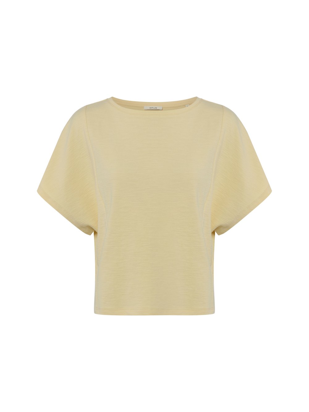 VAN GRAAF Opus Damen Vanille Shirt Baumwolle Gelb, Mittel