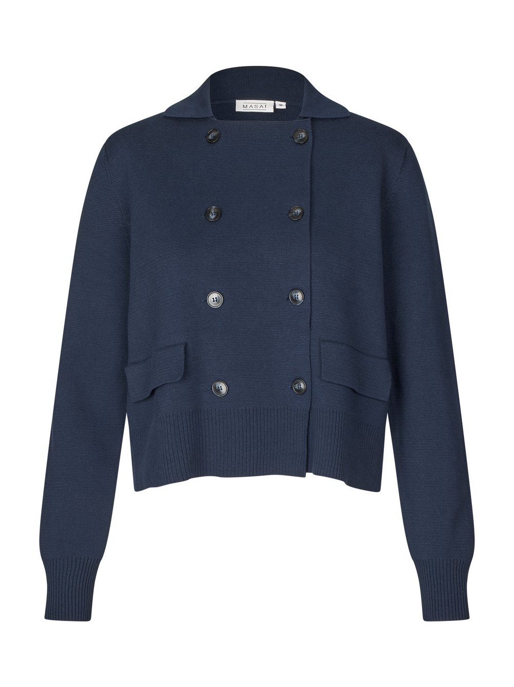 Thumbnail - Masai Strickjacke Damen Baumwolle blau, 42