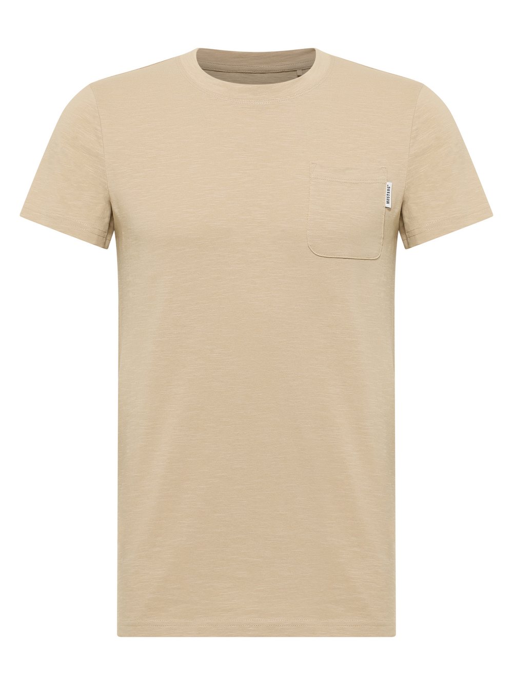 Thumbnail - Mustang T-Shirt Herren Baumwolle beige, XL