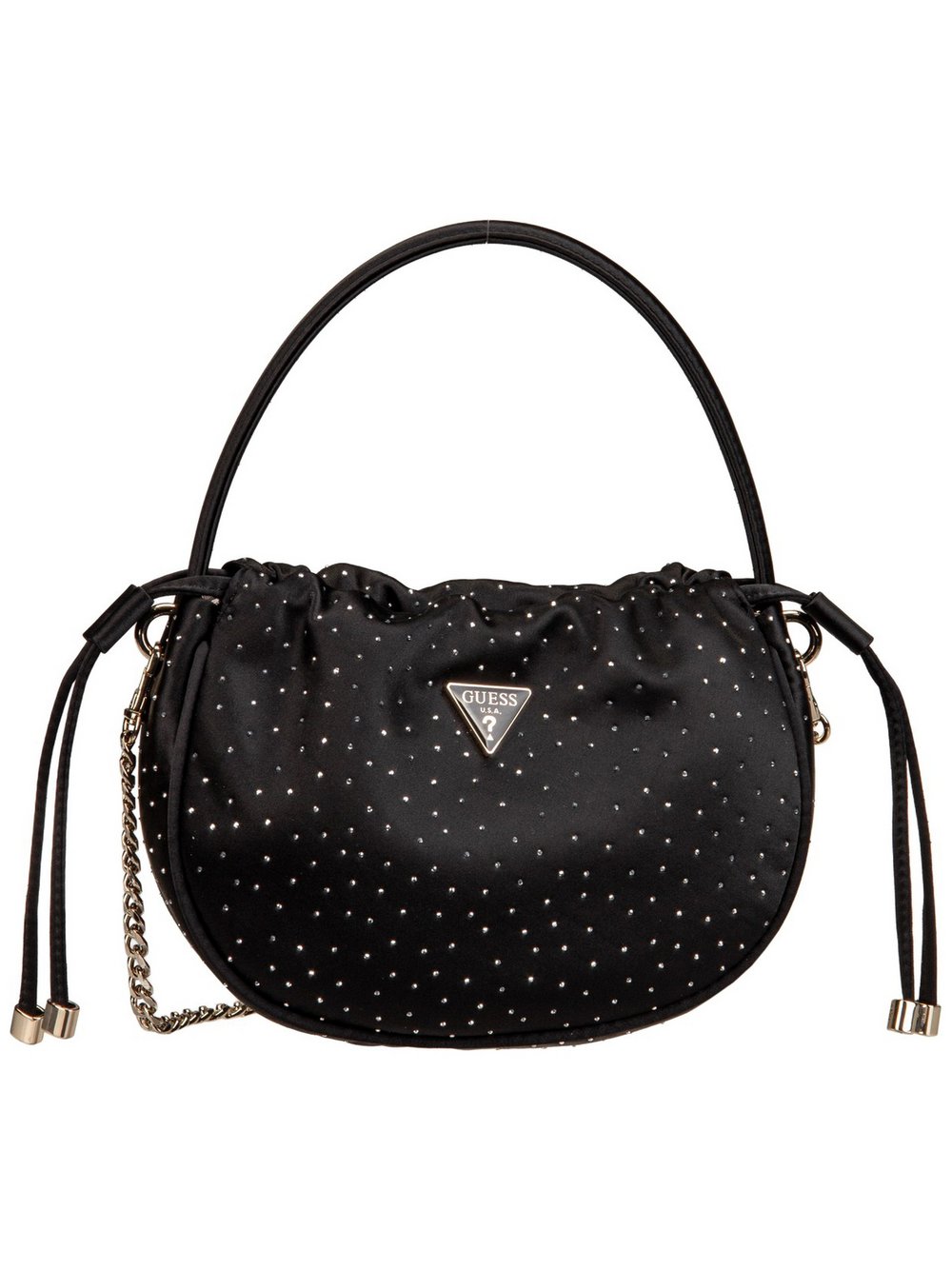 GUESS Beuteltasche Damen schwarz, ONE SIZE