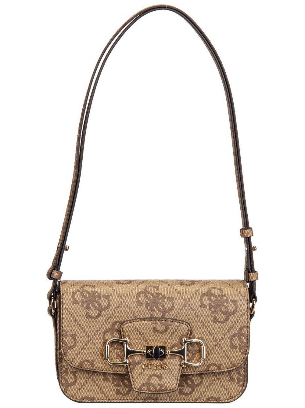 GUESS Bodybag, Umhängetasche Damen Kunstleder braun, ONE SIZE