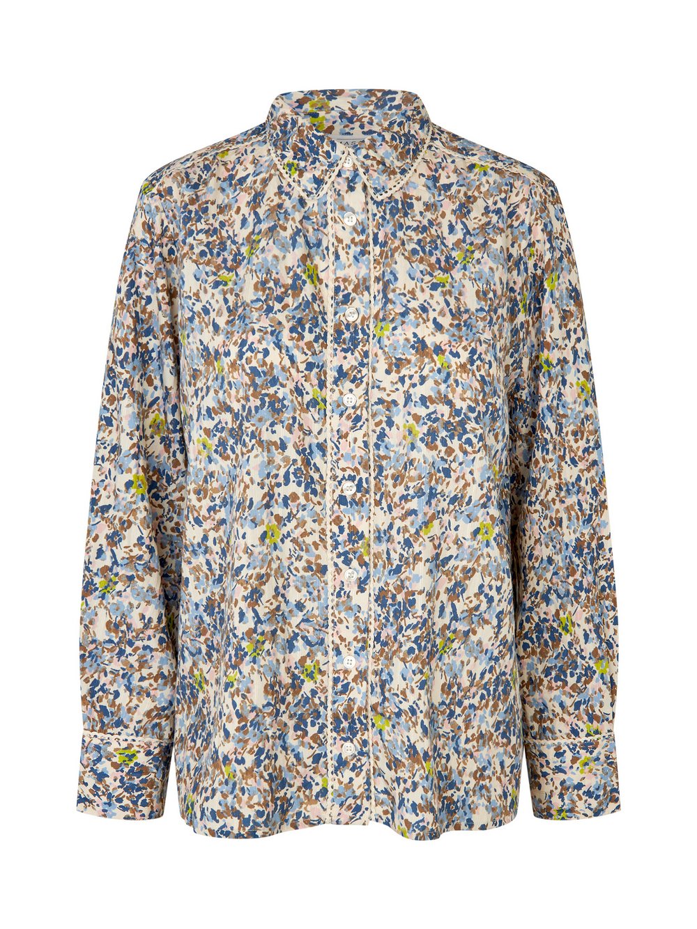 Thumbnail - Masai Hemd Damen Viskose blau bedruckt, 36