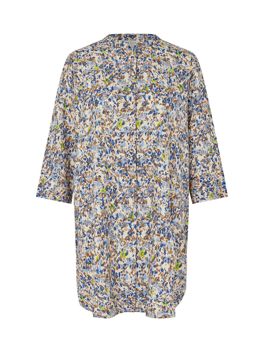 Thumbnail - Masai Longbluse Damen Viskose mehrfarbig gemustert, 42