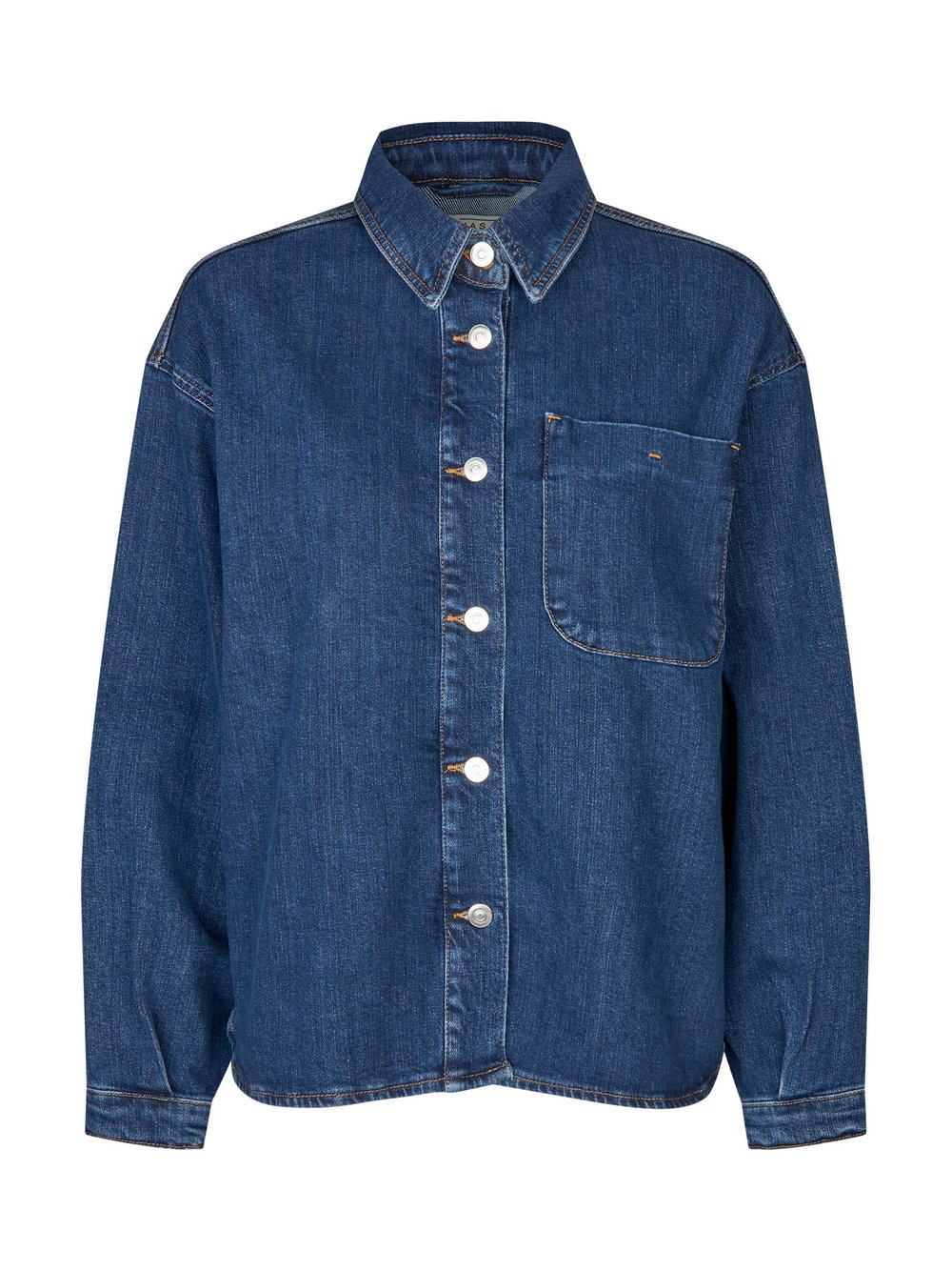 Masai Jeansbluse Damen Baumwolle blau, 44