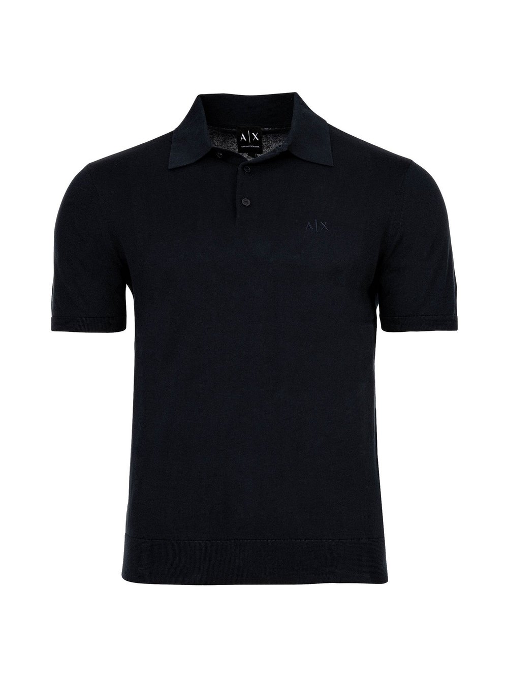 VAN GRAAF Armani Exchange Herren Blau Poloshirt 1Er Pack Baumwolle Extra Groß