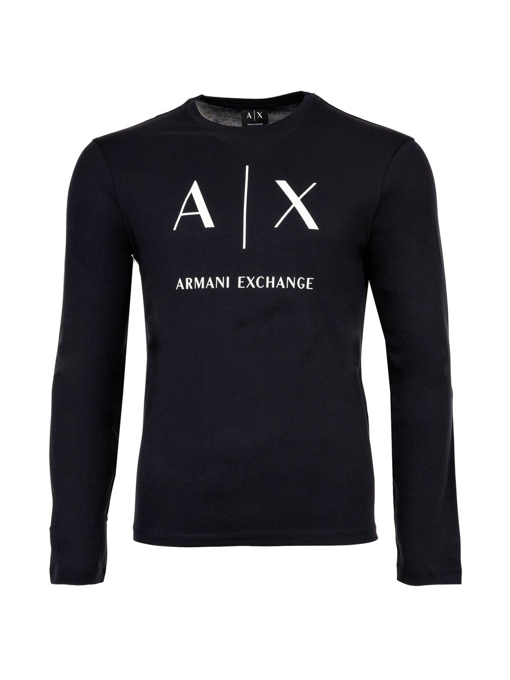 Thumbnail - Armani Exchange Longsleeve 1er Pack Herren Baumwolle blau, M