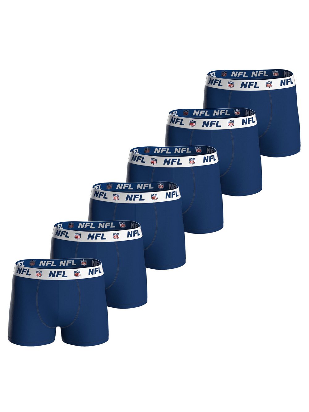 Thumbnail - NFL Boxershort 6er Pack Herren Baumwolle blau, M