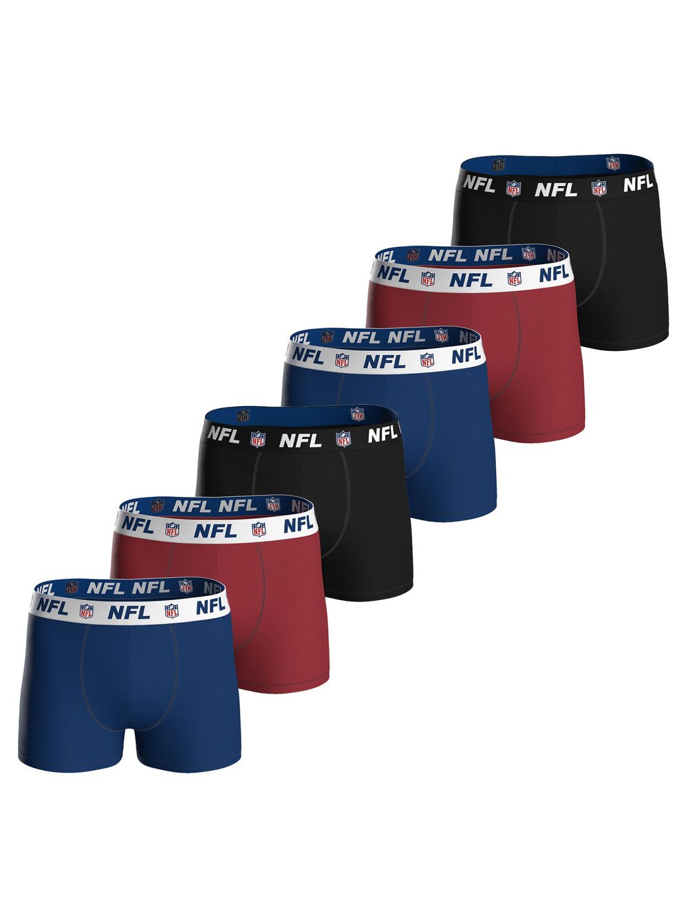 Thumbnail - NFL Boxershort 6er Pack Herren Baumwolle mehrfarbig, L