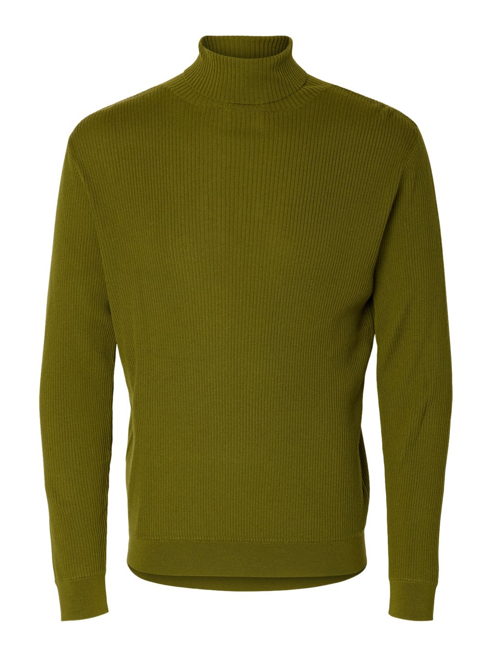 Thumbnail - Selected Pullover Herren Wolle grün, XL