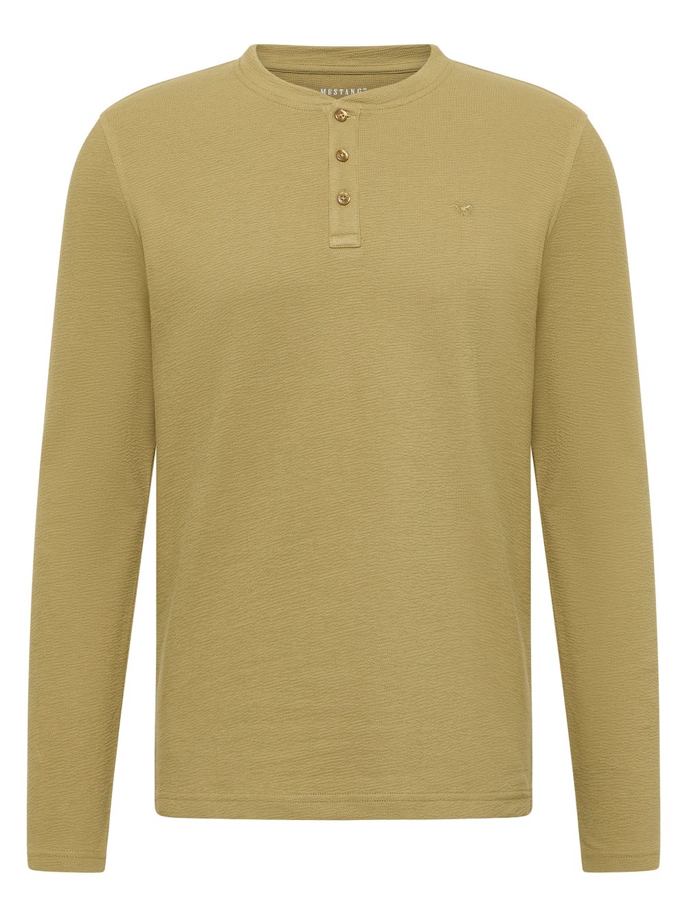 Mustang Langarmshirt Herren Baumwolle mehrfarbig, S
