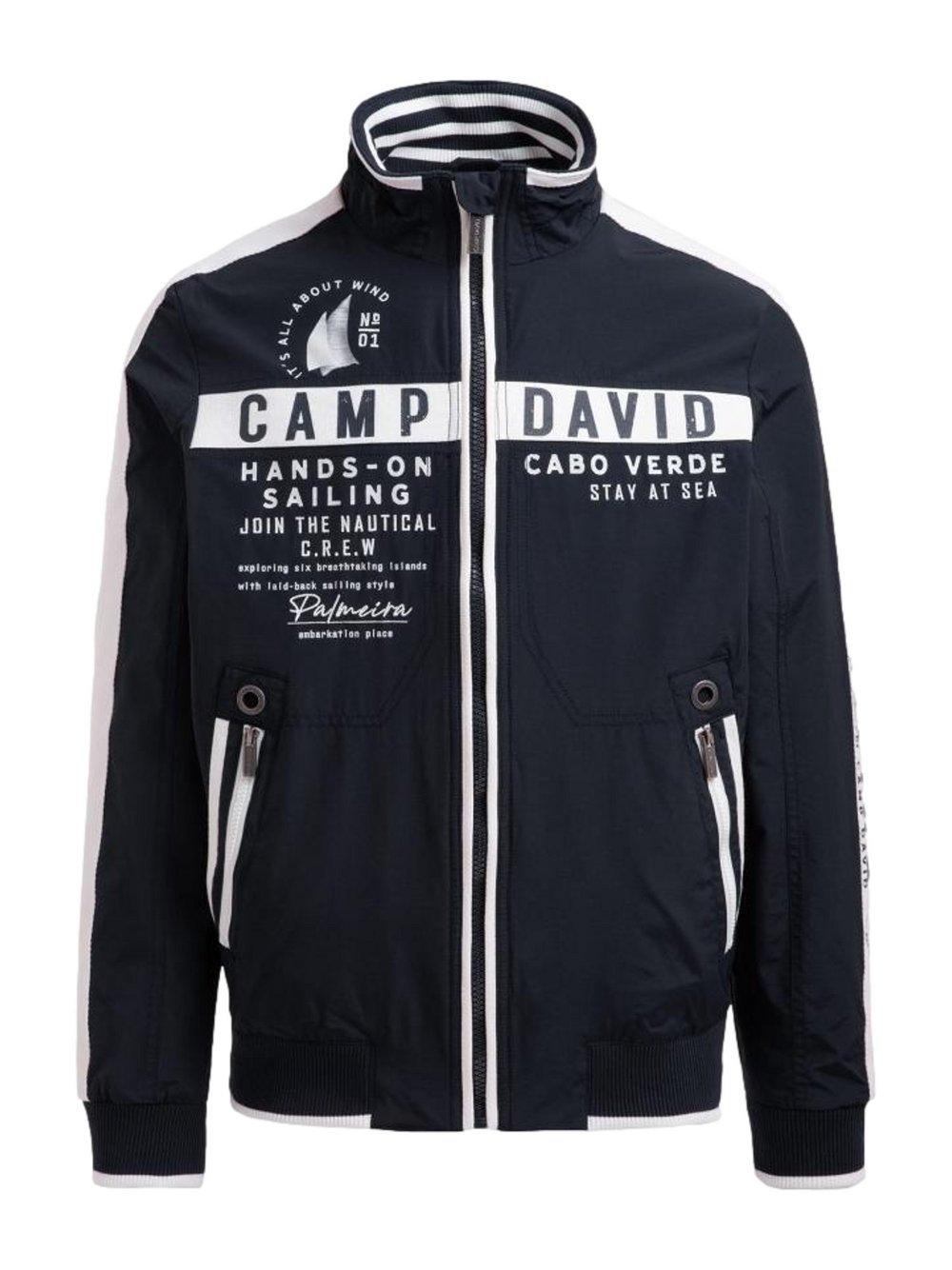Thumbnail - Camp David Jacke Herren blau bedruckt, XXL