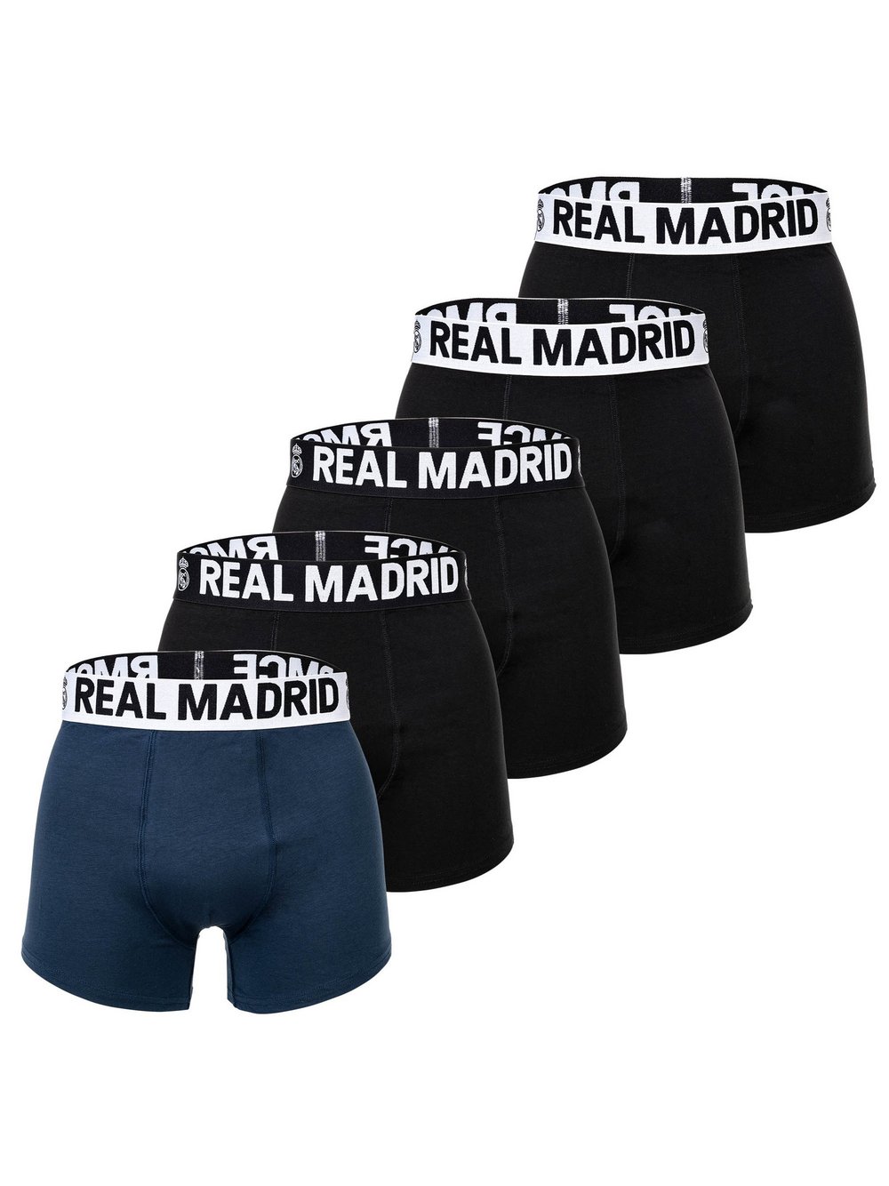 Real Madrid Boxershort 5er Pack Herren Baumwolle mehrfarbig, XXL