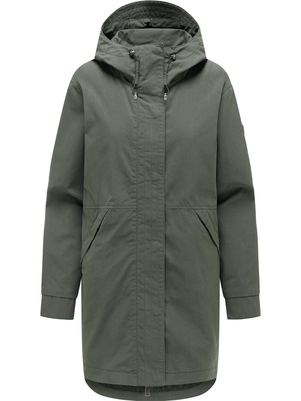 Ragwear Kurzmantel Damen Baumwolle grün, XS