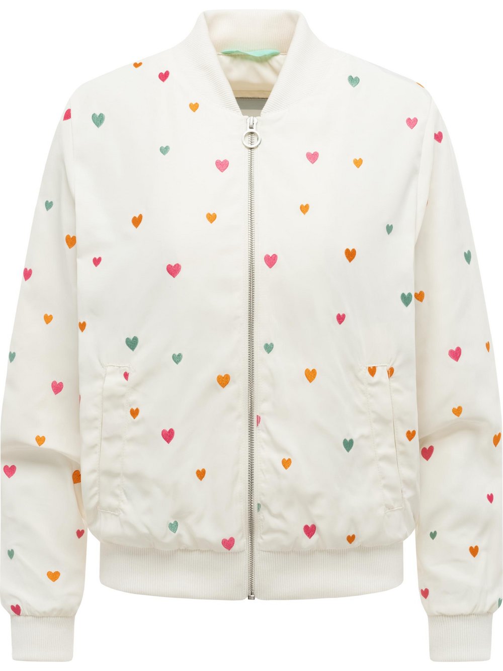 Ragwear Bomberjacke Damen weiß gemustert, M